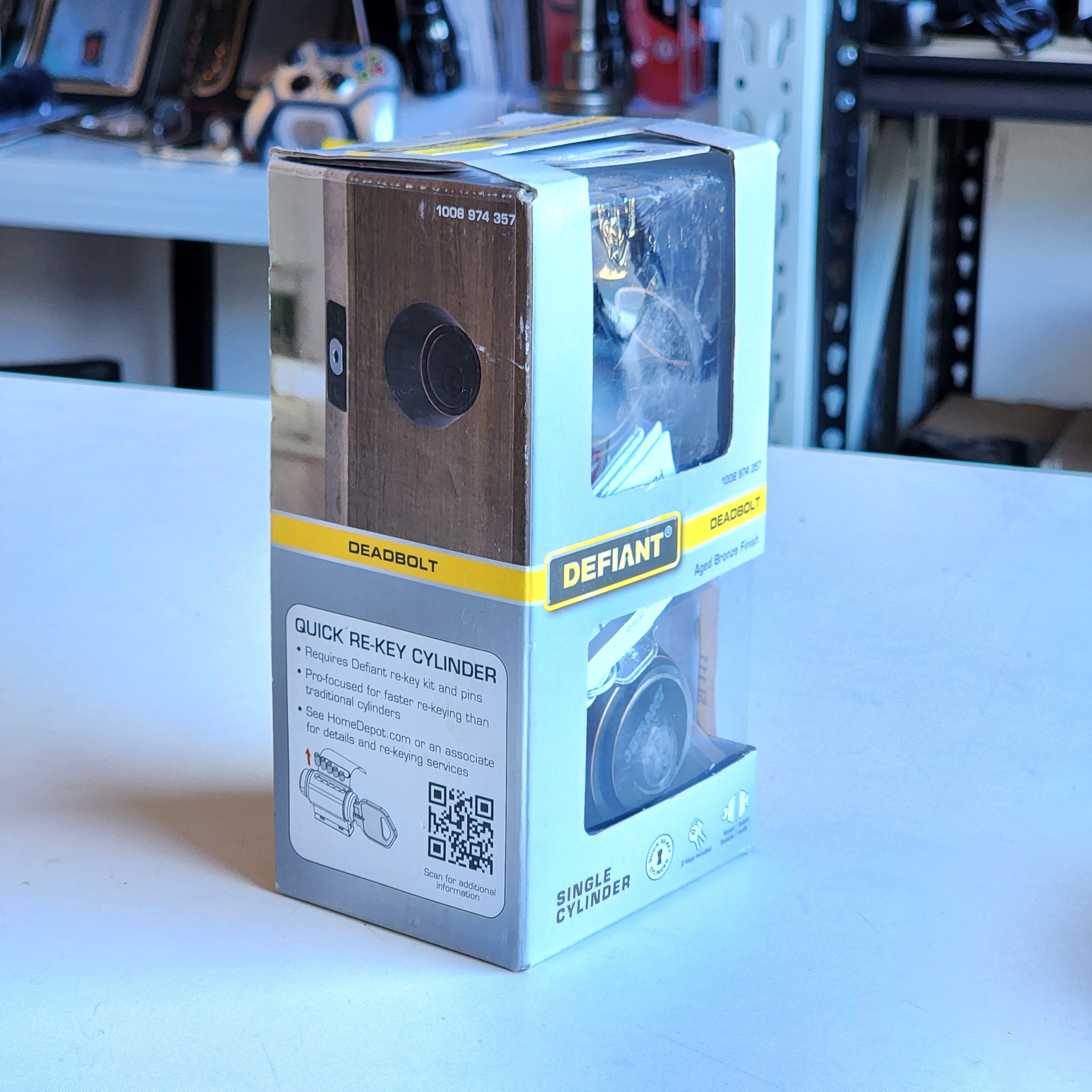 Aged Bronze Single Cylinder Deadbolt (32DDX71) Aged Bronze Single Cylinder Deadbolt (32DDX71)